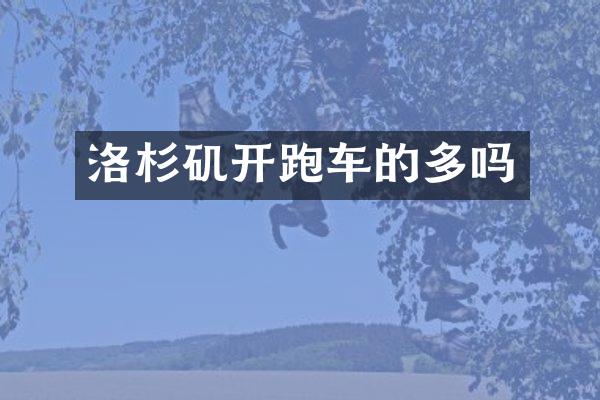 洛杉矶开跑车的多吗