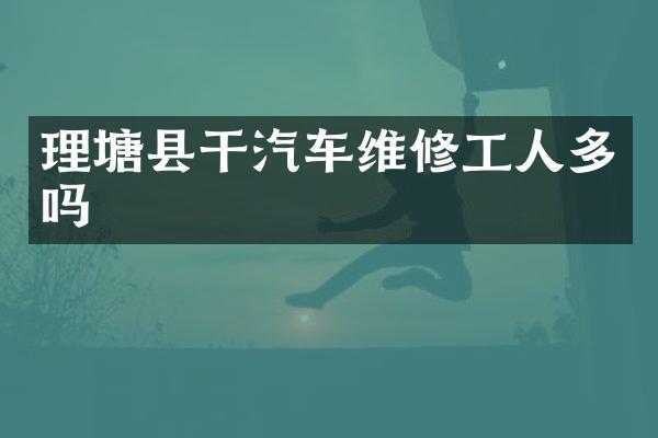 理塘县干汽车维修工人多吗