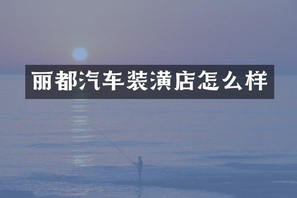 丽都汽车装潢店怎么样