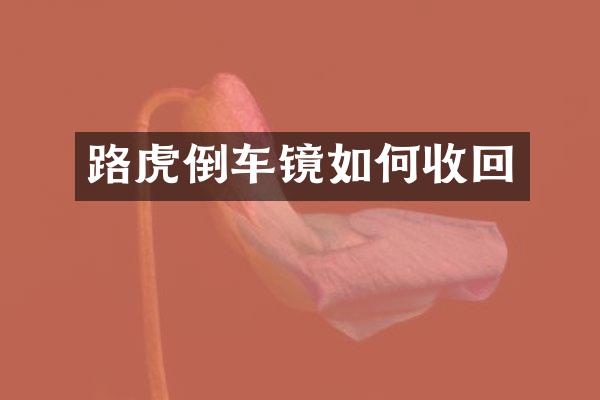 路虎倒车镜如何收回