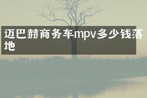 迈巴赫商务车mpv多少钱落地