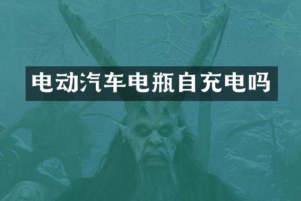 电动汽车电瓶自充电吗