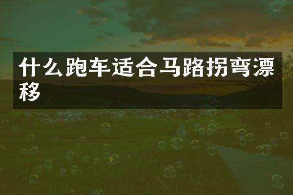 什么跑车适合马路拐弯漂移