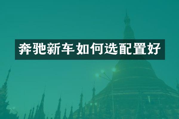 奔驰新车如何选配置好