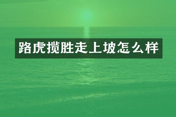 路虎揽胜走上坡怎么样