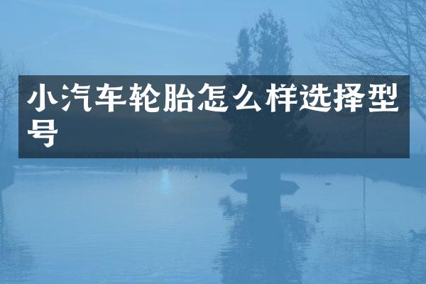 小汽车轮胎怎么样选择型号