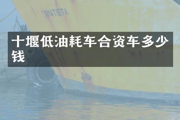 十堰低油耗车合资车多少钱