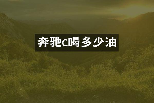奔驰c喝多少油