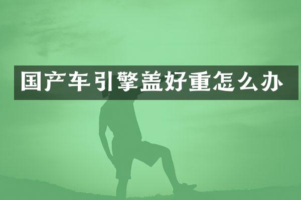 国产车引擎盖好重怎么办