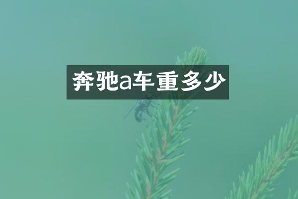 奔驰a车重多少