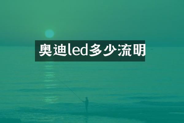 奥迪led多少流明