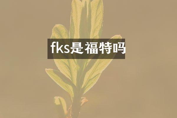 fks是福特吗