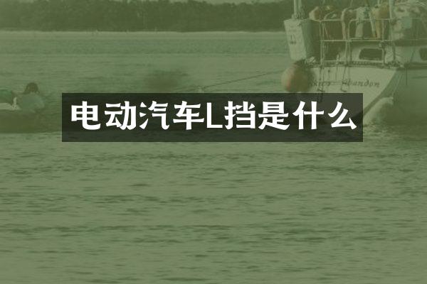 电动汽车L挡是什么