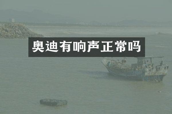 奥迪有响声正常吗