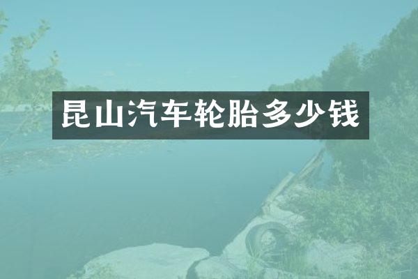 昆山汽车轮胎多少钱