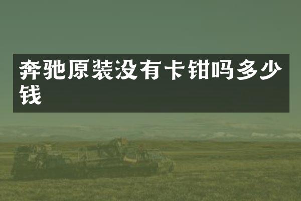 奔驰原装没有卡钳吗多少钱