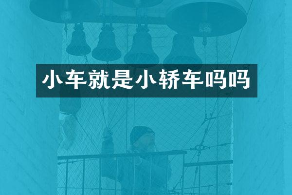 小车就是小轿车吗吗