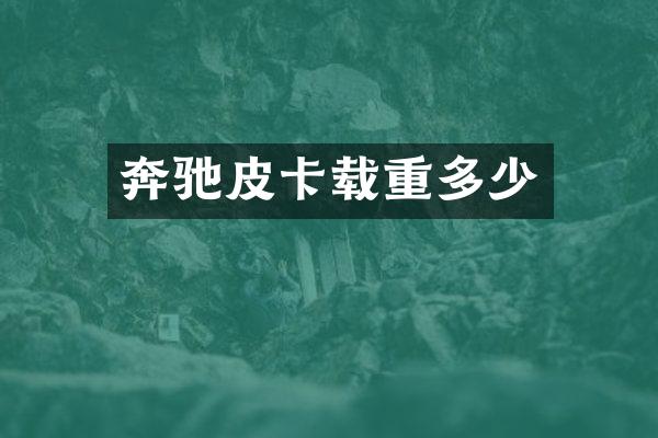 奔驰皮卡载重多少