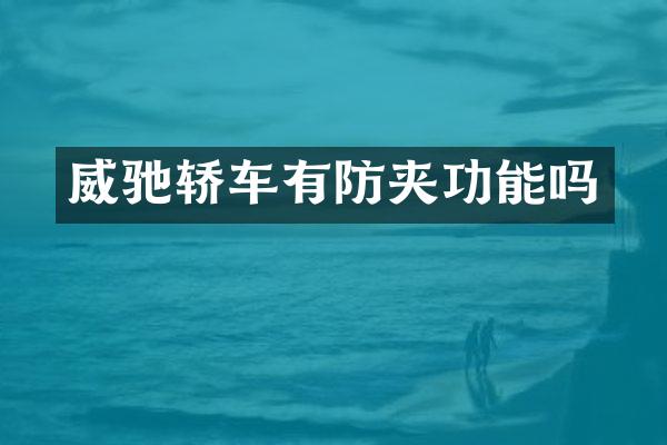 威驰轿车有防夹功能吗