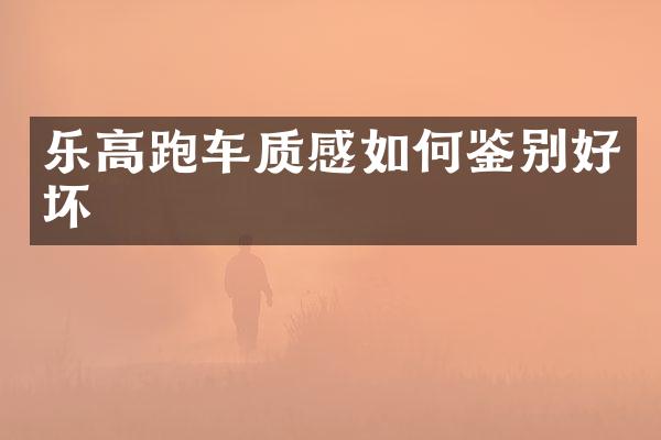 乐高跑车质感如何鉴别好坏