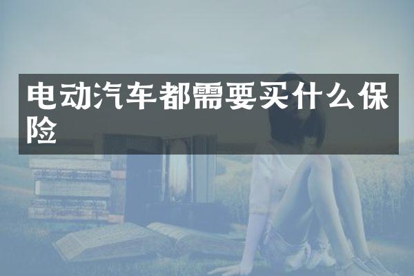 电动汽车都需要买什么保险