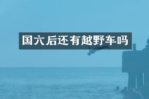 国六后还有越野车吗