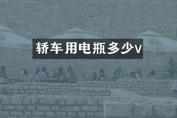 轿车用电瓶多少v