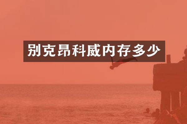 别克昂科威内存多少