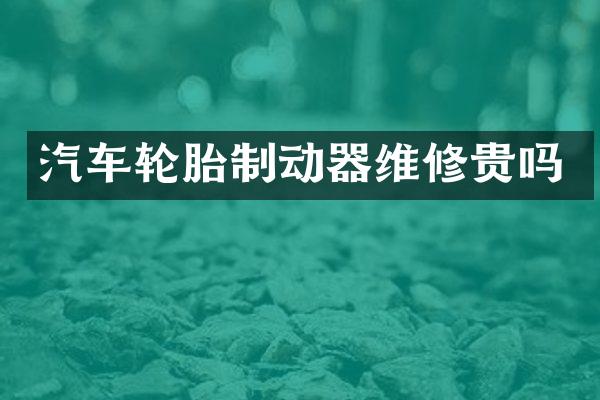 汽车轮胎制动器维修贵吗