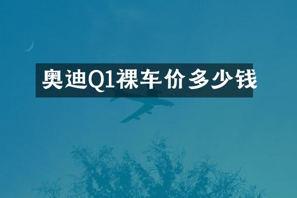 奥迪Q1裸车价多少钱