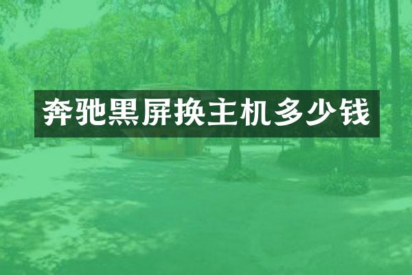 奔驰黑屏换主机多少钱