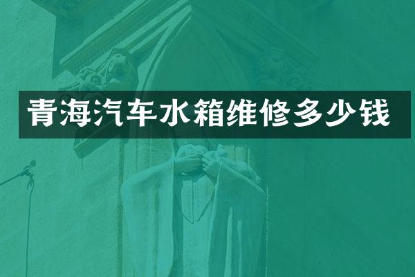 青海汽车水箱维修多少钱