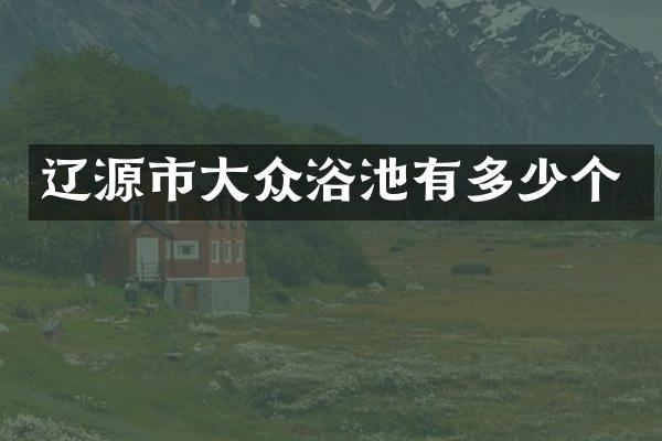辽源市大众浴池有多少个