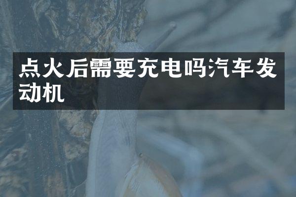 点火后需要充电吗汽车发动机