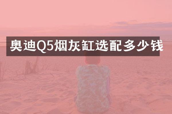奥迪Q5烟灰缸选配多少钱