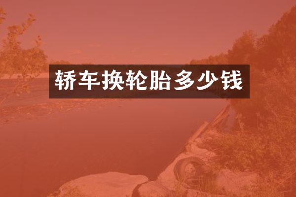 轿车换轮胎多少钱