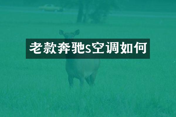 老款奔驰s空调如何