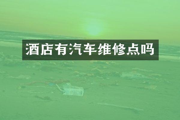 酒店有汽车维修点吗