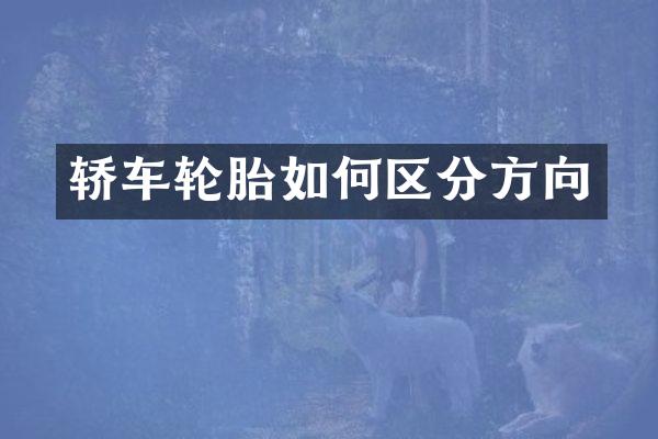 轿车轮胎如何区分方向