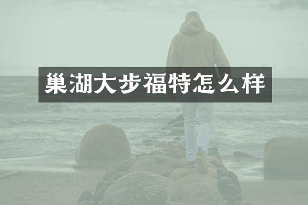 巢湖大步福特怎么样