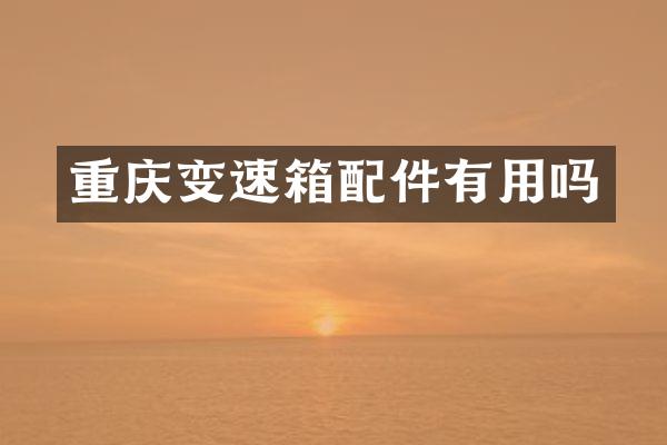 重庆变速箱配件有用吗