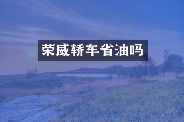 荣威轿车省油吗
