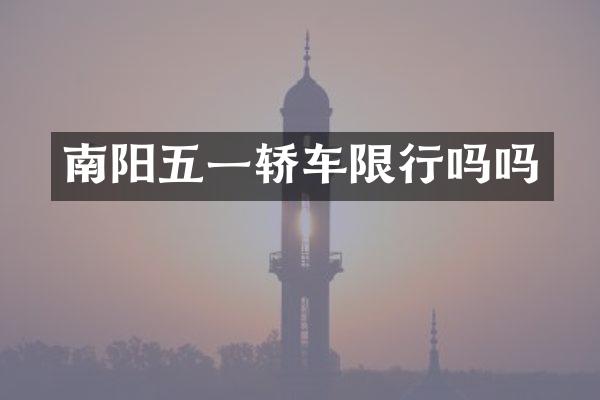 南阳五一轿车限行吗吗