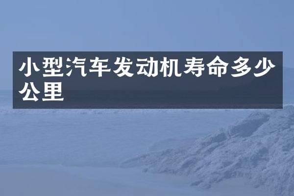 小型汽车发动机寿命多少公里