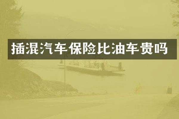 插混汽车保险比油车贵吗