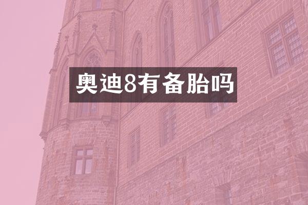 奥迪8有备胎吗
