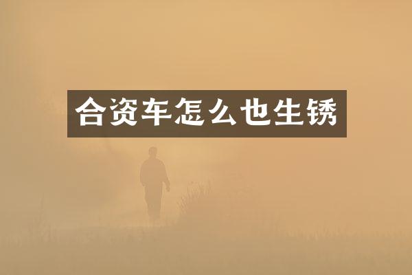 合资车怎么也生锈