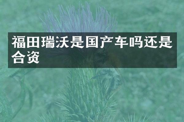 福田瑞沃是国产车吗还是合资