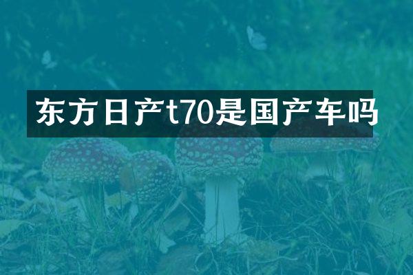 东方日产t70是国产车吗