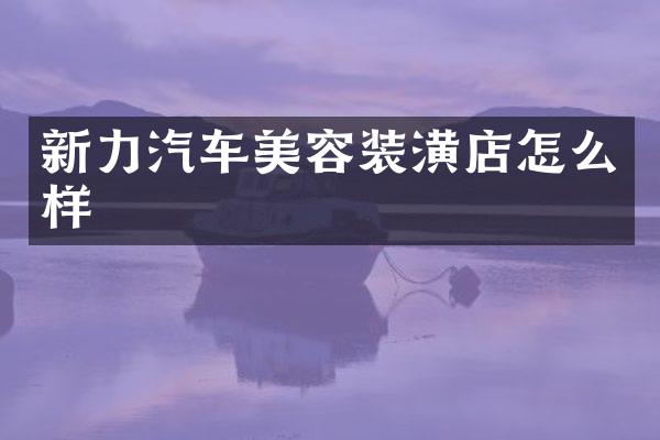 新力汽车美容装潢店怎么样
